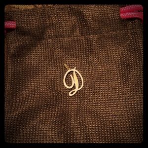 14k Gold Initial “D” Pendant